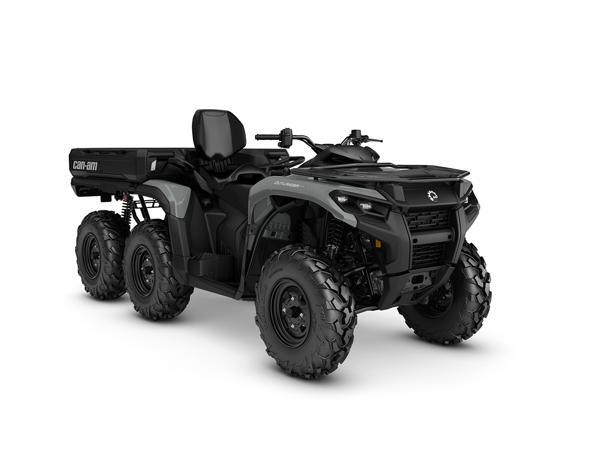 ORV MY27 ATV OUTLANDER MAX 6x6 DPS 700 Granite Grey 0002FVA00 STUDIO 3300x2550 34F NA